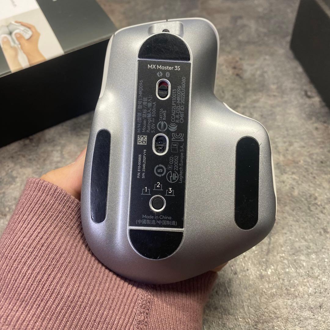 Logicool MX MASTER 3S ワイヤレスマウス ホワイト 美品