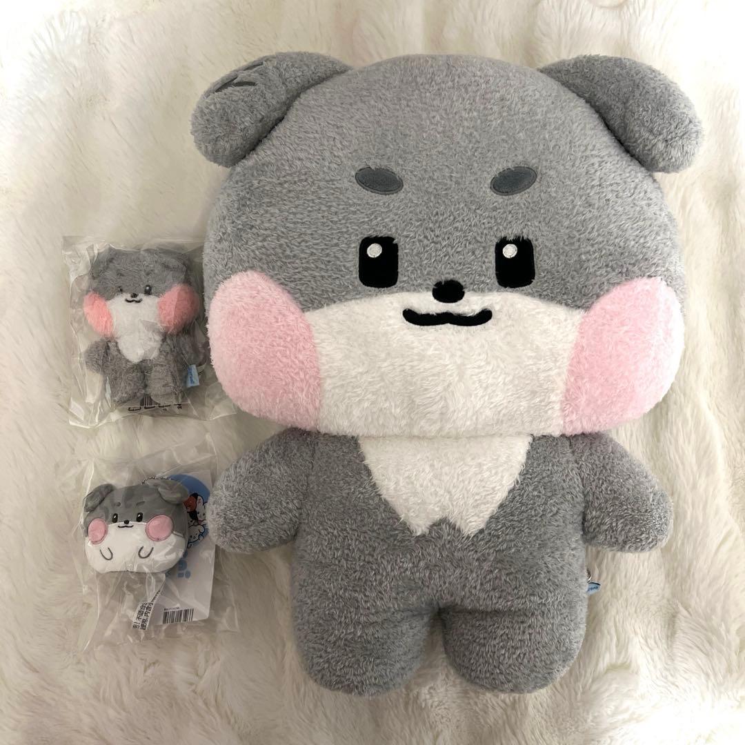 ゴニニ ゴヌク ぬいぐるみ フラット キーホルダー