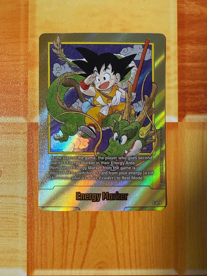 フュージョンワールド　金 エナジーマーカー　1巻　E-42 英語版