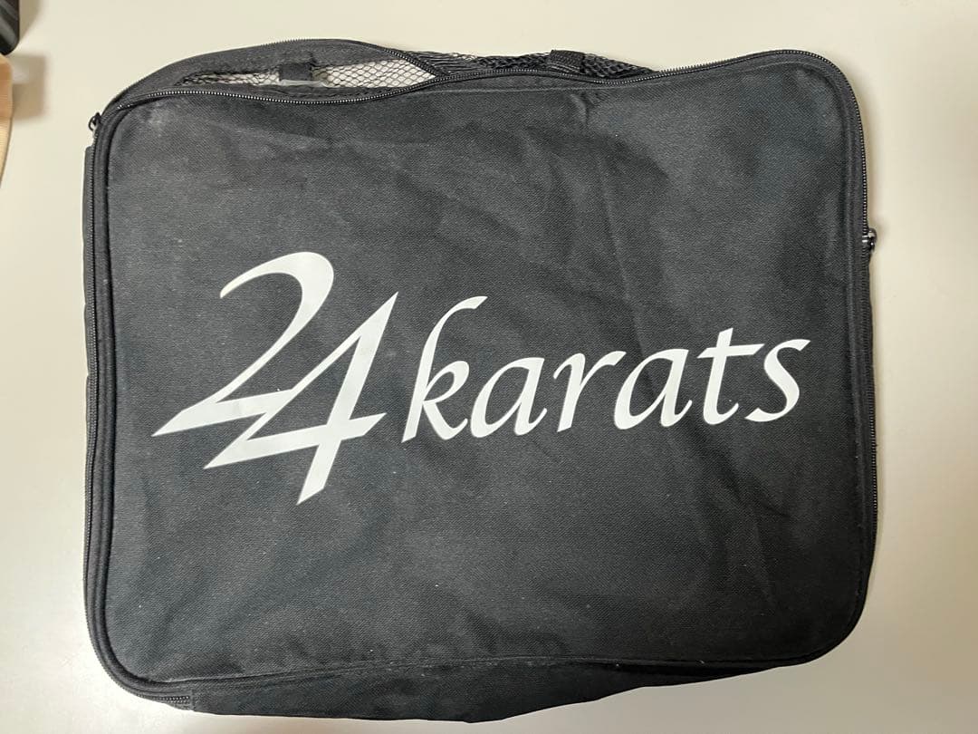 24karats ベロアジャージ セットアップ ブラック　ブルー