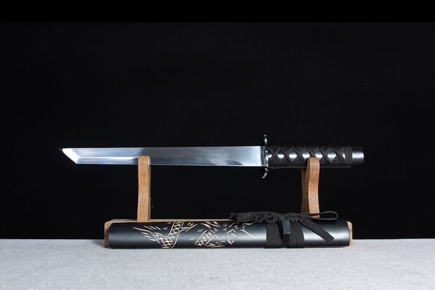 刻龍唐刀3点セット 武具　刀装具　日本刀　模造刀 居合刀