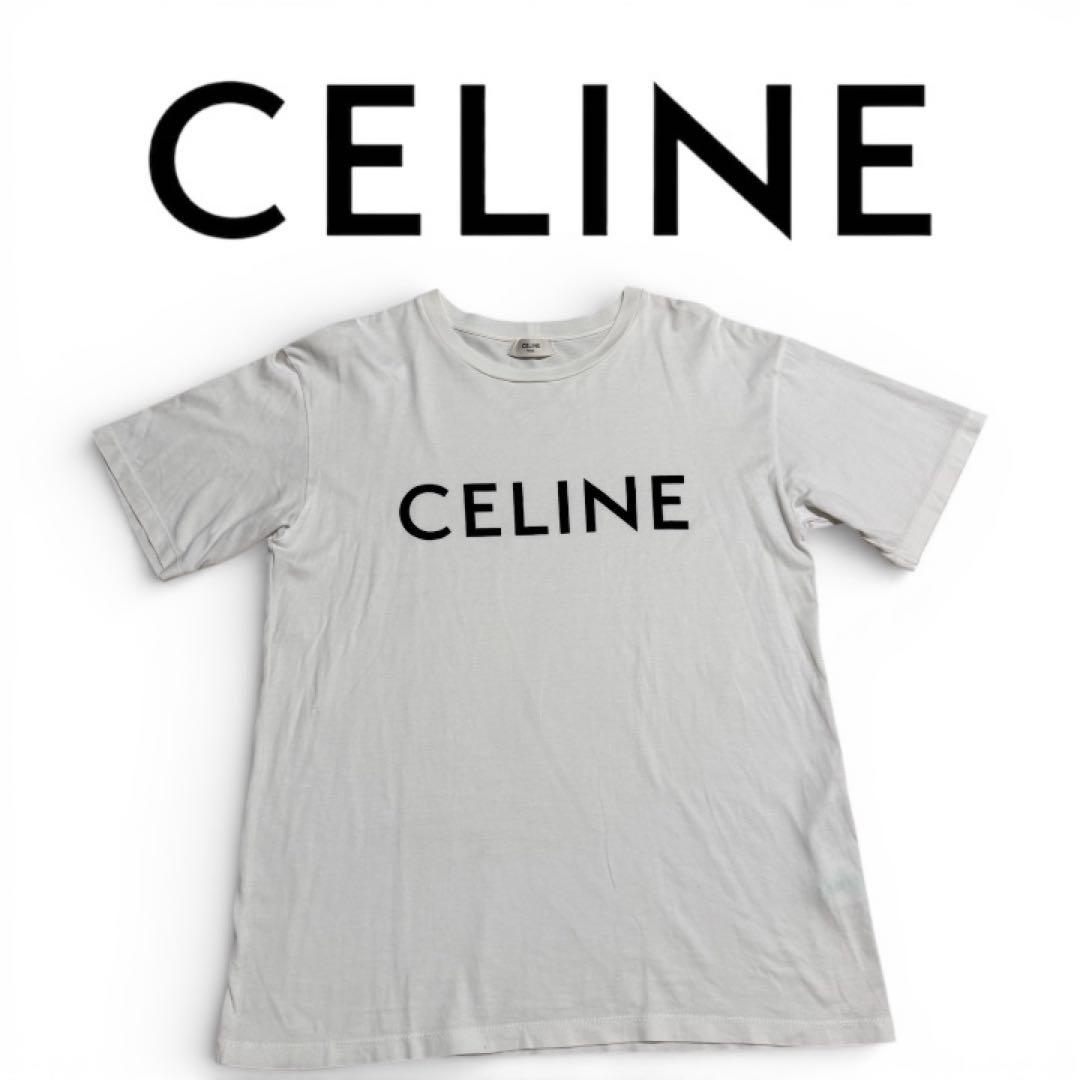 【美品】CELINE ホワイト Tシャツ