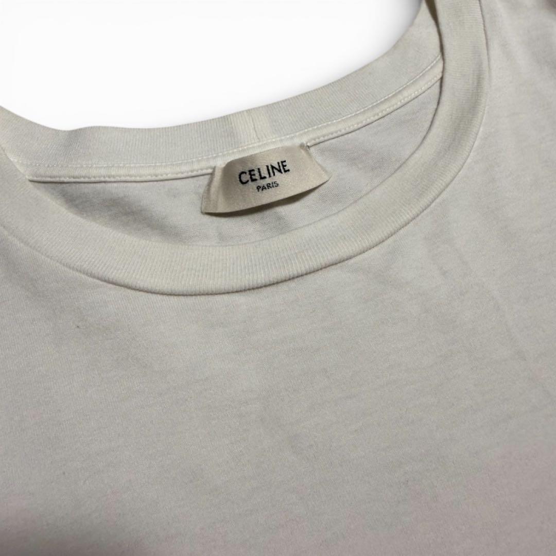 【美品】CELINE ホワイト Tシャツ