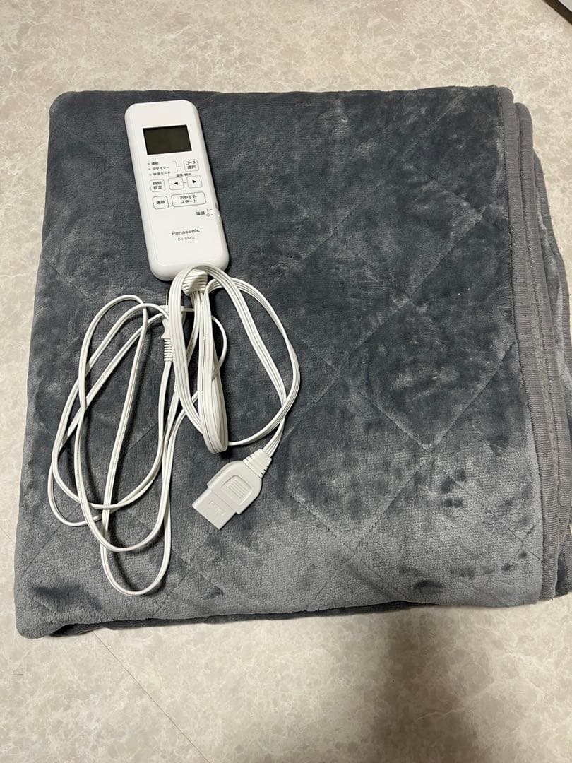 DB-BM1L グレー 電気毛布 リモコン付き