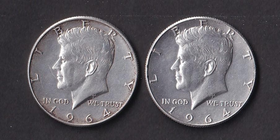 アメリカ 　ハーフダラー銀貨 　ケネディ ２枚