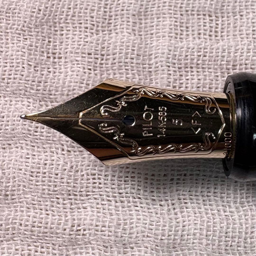 カスタム74 F パイロット 万年筆 コンバーター付き 中古品 匿名配送