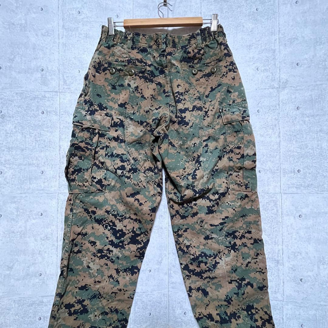 j115 デジタルカモ 迷彩 カーゴパンツ ミリタリー ワイド アメカジ古着