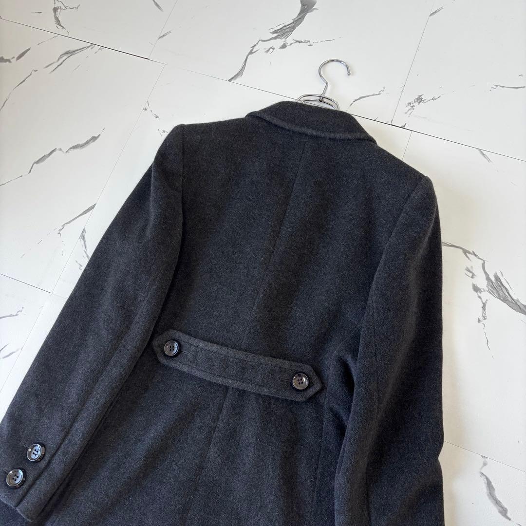 YVES SAINT LAURENT✨未使用級アンゴラ　ダブルチェスターコート