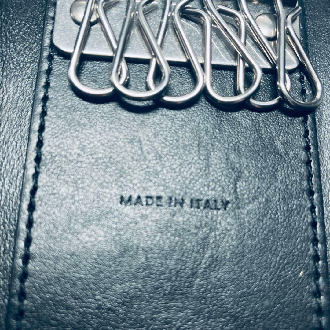 NK セリーヌ　レザー キーケース 　ブラック