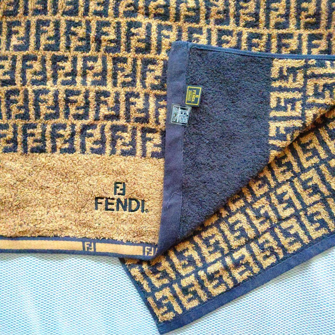 【未使用品】FENDI フェンディ バスタオル ズッカ 希少 廃盤