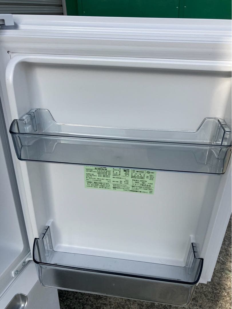 SHARP 冷蔵庫 ホワイト Plasmacluster 2023年製