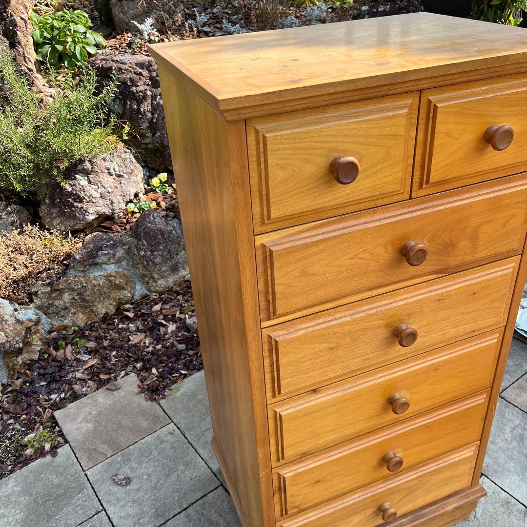 古家具 エルザ ワールドファーニチャー 6段7杯