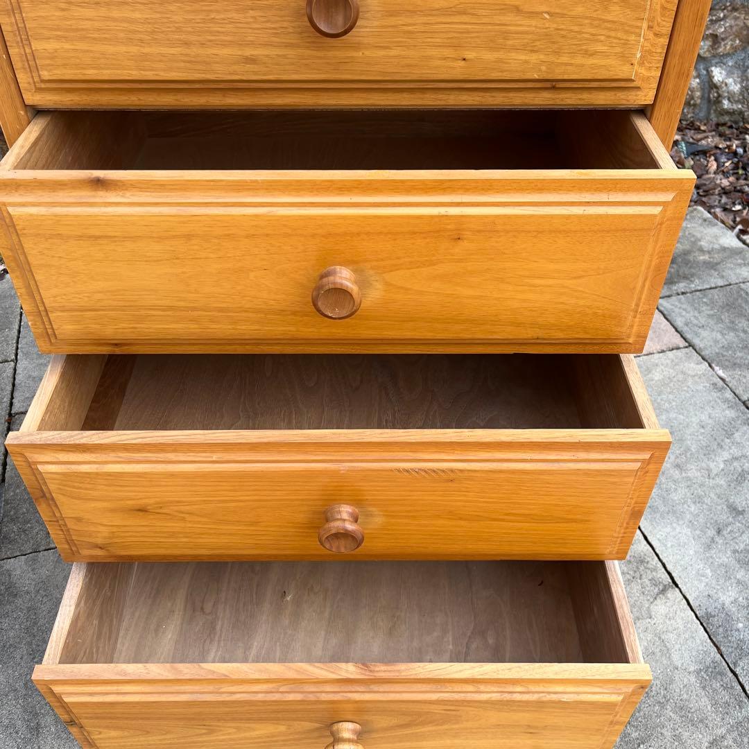 古家具 エルザ ワールドファーニチャー 6段7杯