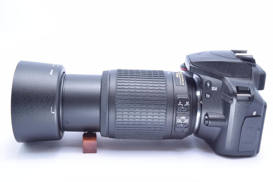②Nikon D3400 デジタル一眼レフ　Wレンズセット　手振れ補正レンズ付き