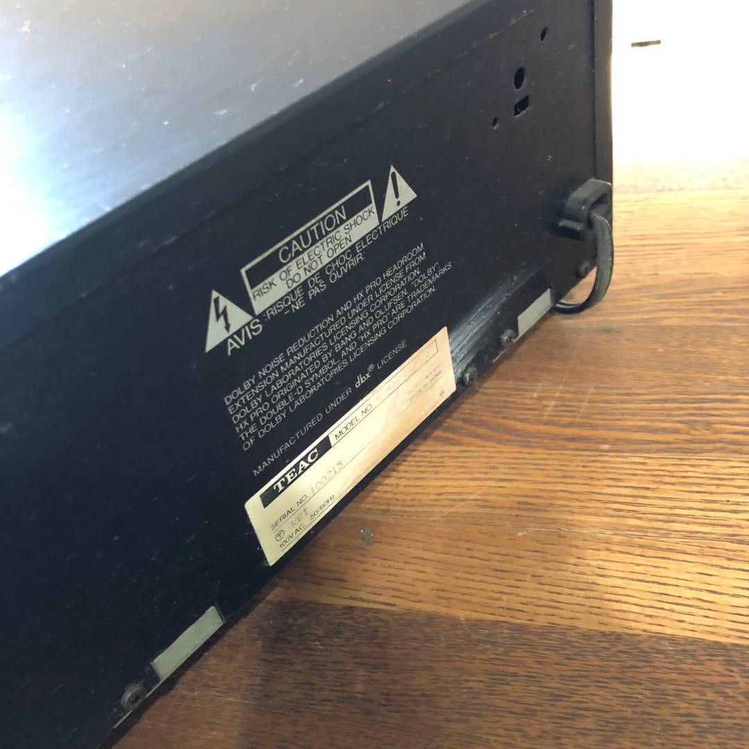 カセットデッキTEAC R-919X オートリバース　動くけどジャンク