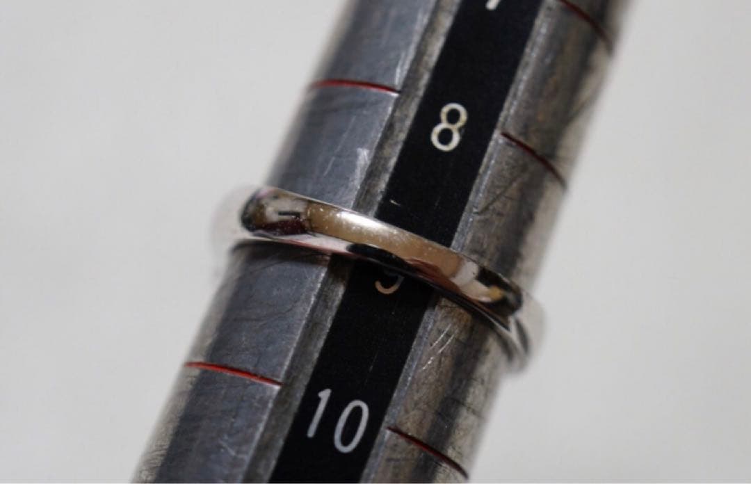 10.2ミリのあこや真珠　ダイヤモンド　シルバーリング