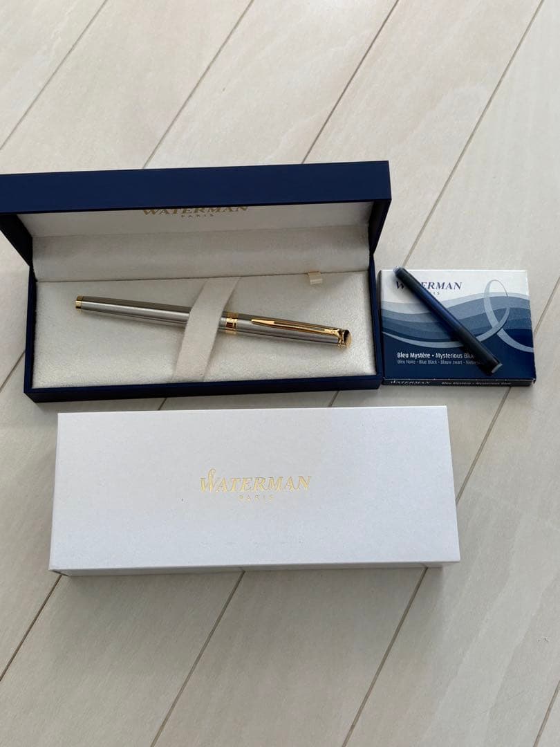 WATERMAN 万年筆 シルバー・ゴールド