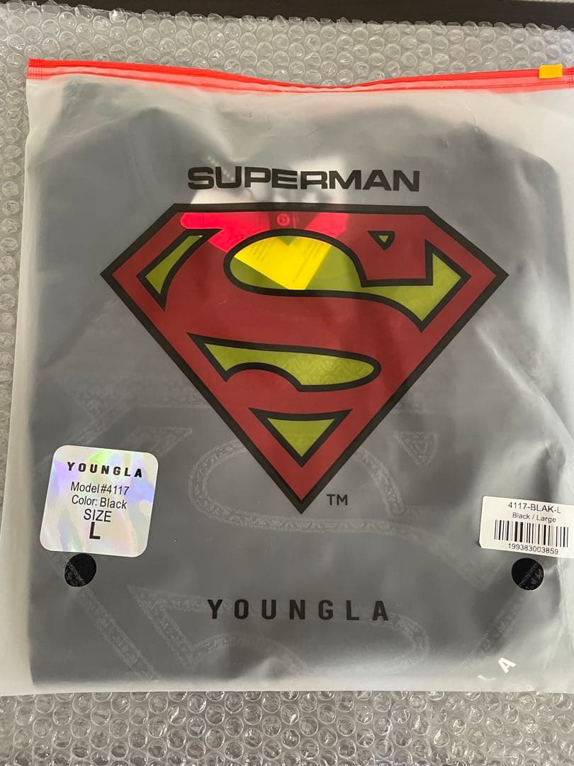 ×Superman コンプレッションウェア ブラック L タグ付き