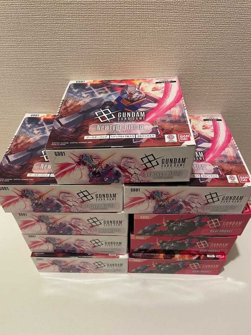 Gundamカードゲーム GD01.6個02.3個セット