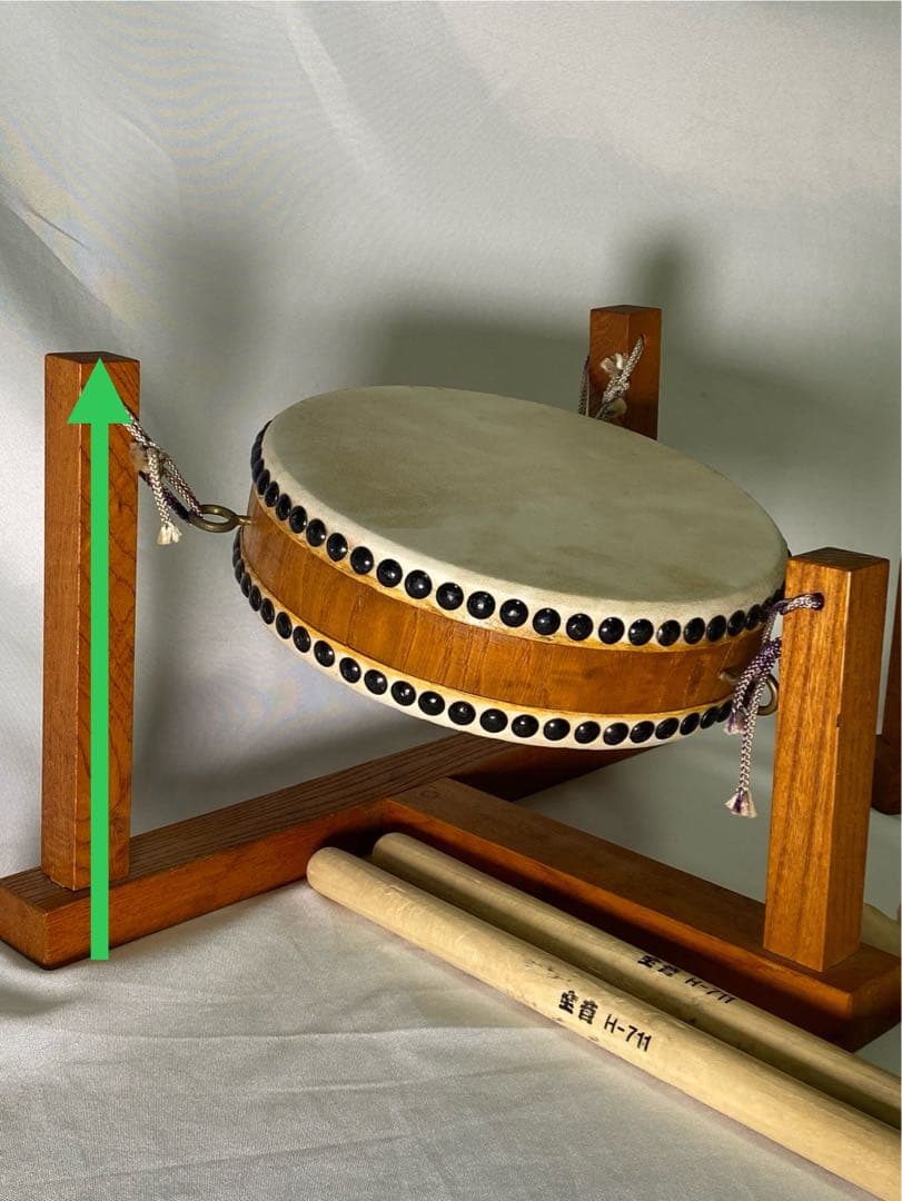 ２１５５❣️ 民謡平太鼓　ミニ　台付　2セット