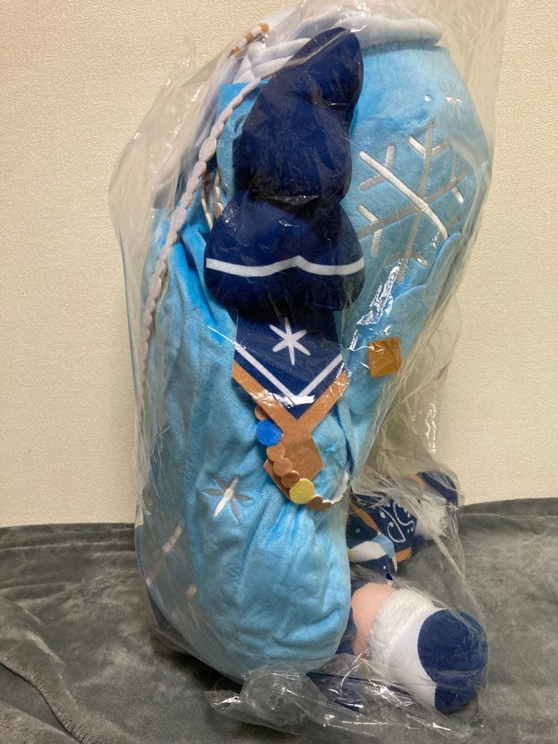 雪ミク　2021 どでかジャンボふわふわぬいぐるみ　全高50cm タグ付き