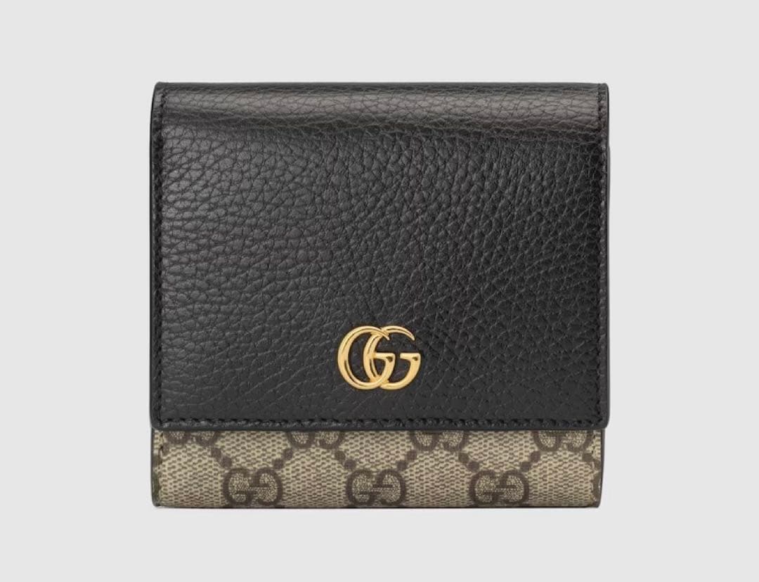 新品未使用 GUCCI財布 ダブルG バイカラー ミディアム ウォレット