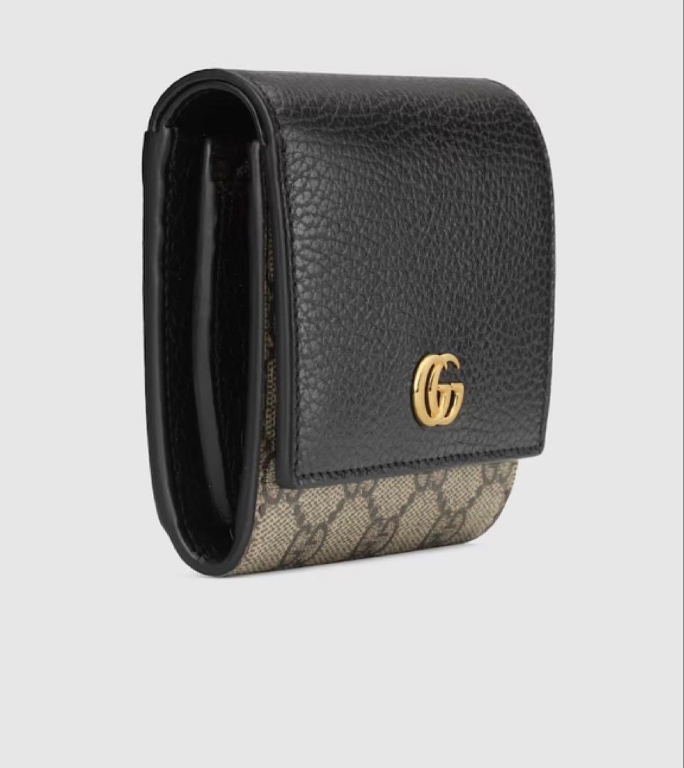 新品未使用 GUCCI財布 ダブルG バイカラー ミディアム ウォレット