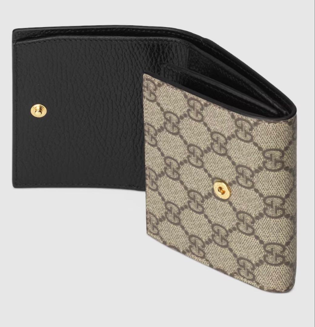 新品未使用 GUCCI財布 ダブルG バイカラー ミディアム ウォレット