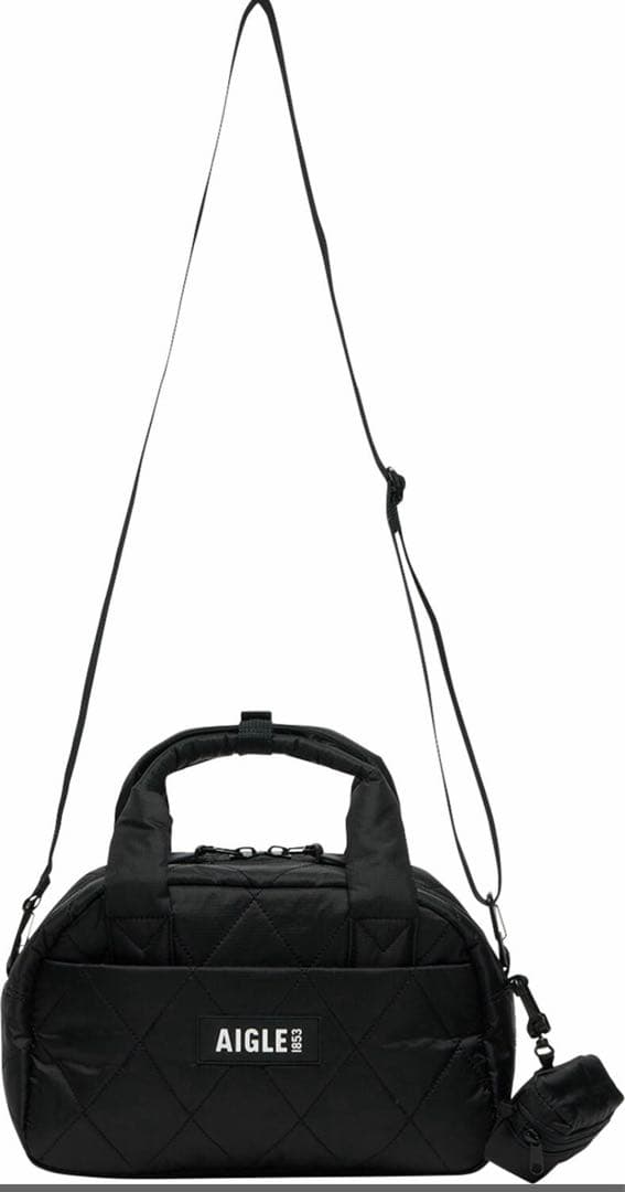 こゆき様⭐️AIGLE ブラック ショルダーバッグ キルティング