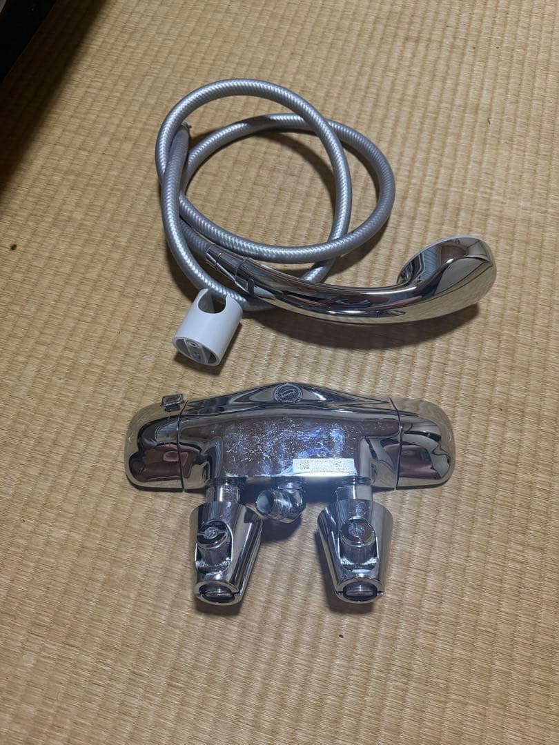 クロームメッキ シャワーヘッド ホース付き