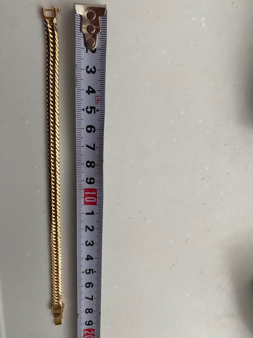 K18 喜平8面トリプルブレスレット20.2g造幣局マーク刻印入　値下交渉可