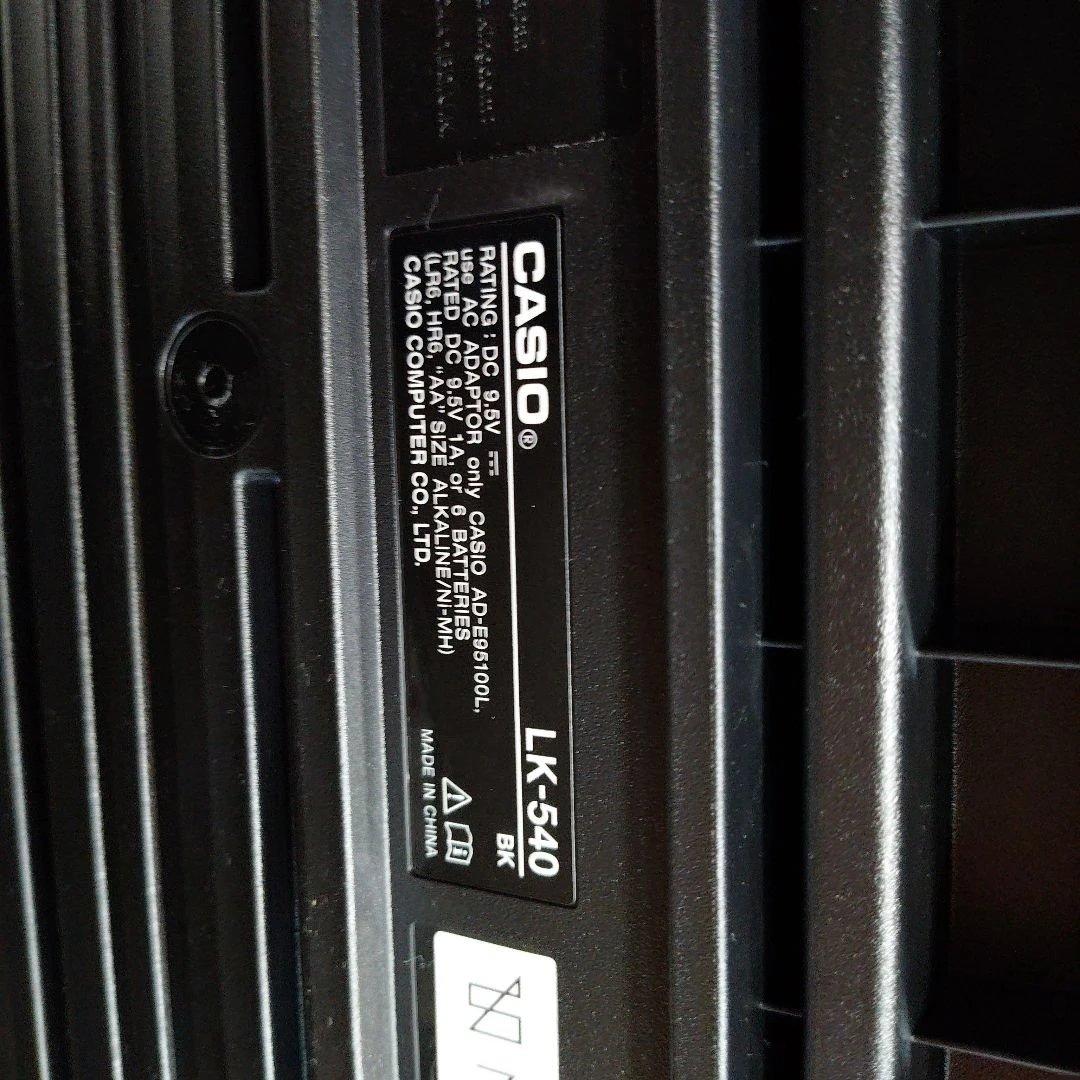 CASIO 61電子ピアノ　lk-540　本体のみ　電源コード違うものが付きます