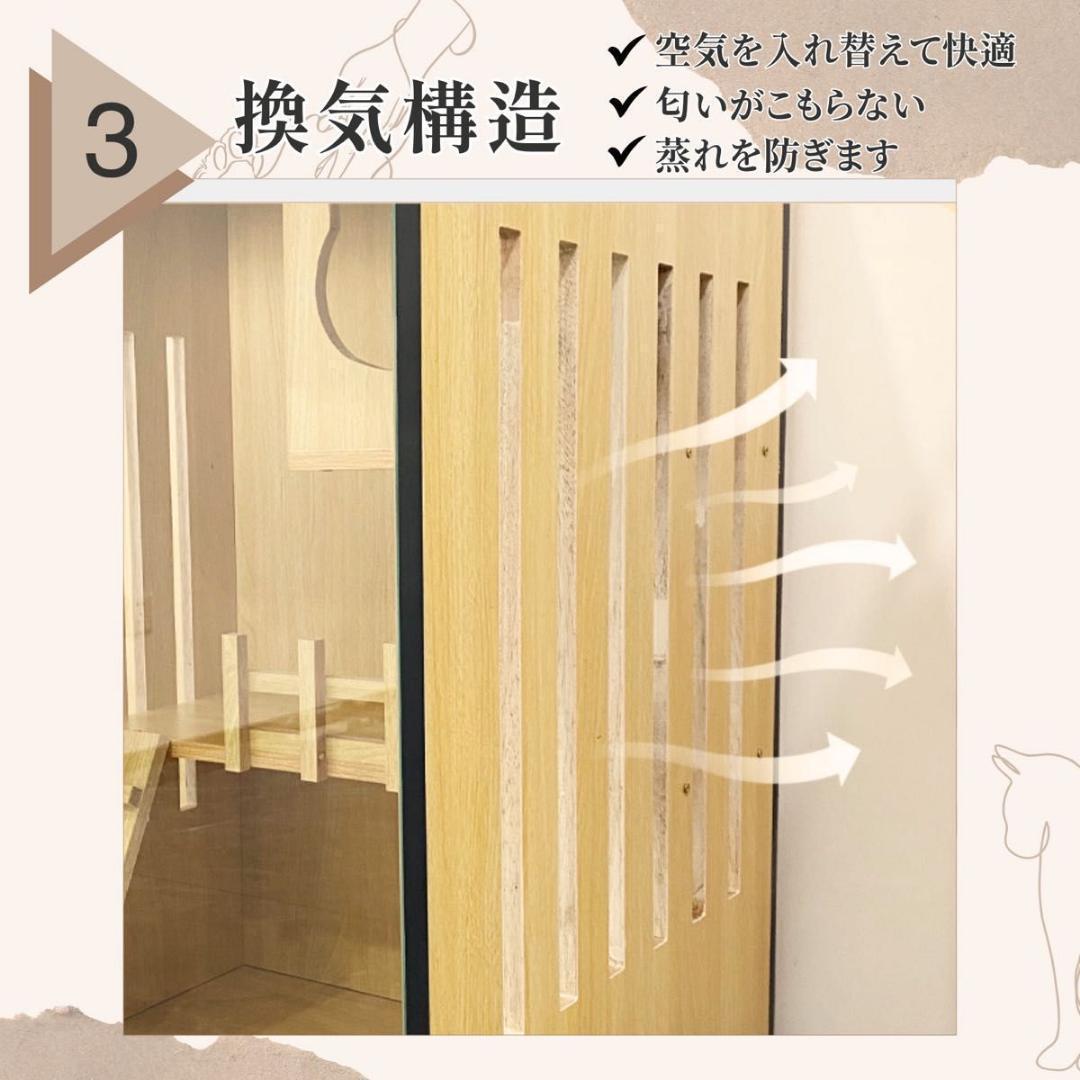 猫 高級 ケージ 2段 木製 小さめ 3階建て キャットケージ　ペットケージ