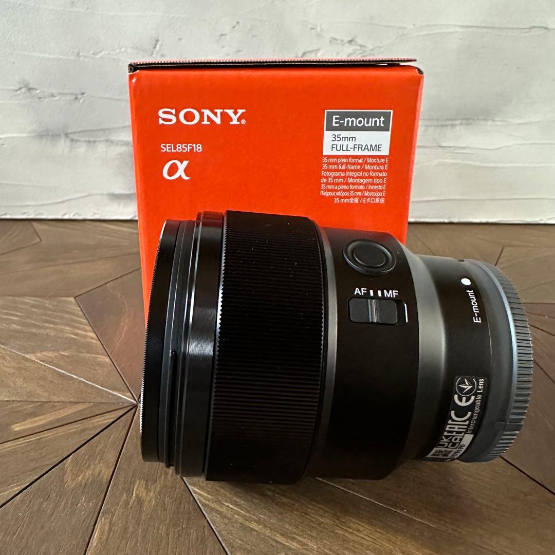 【美品】SONY Eマウント FE 85mm F1.8 レンズ