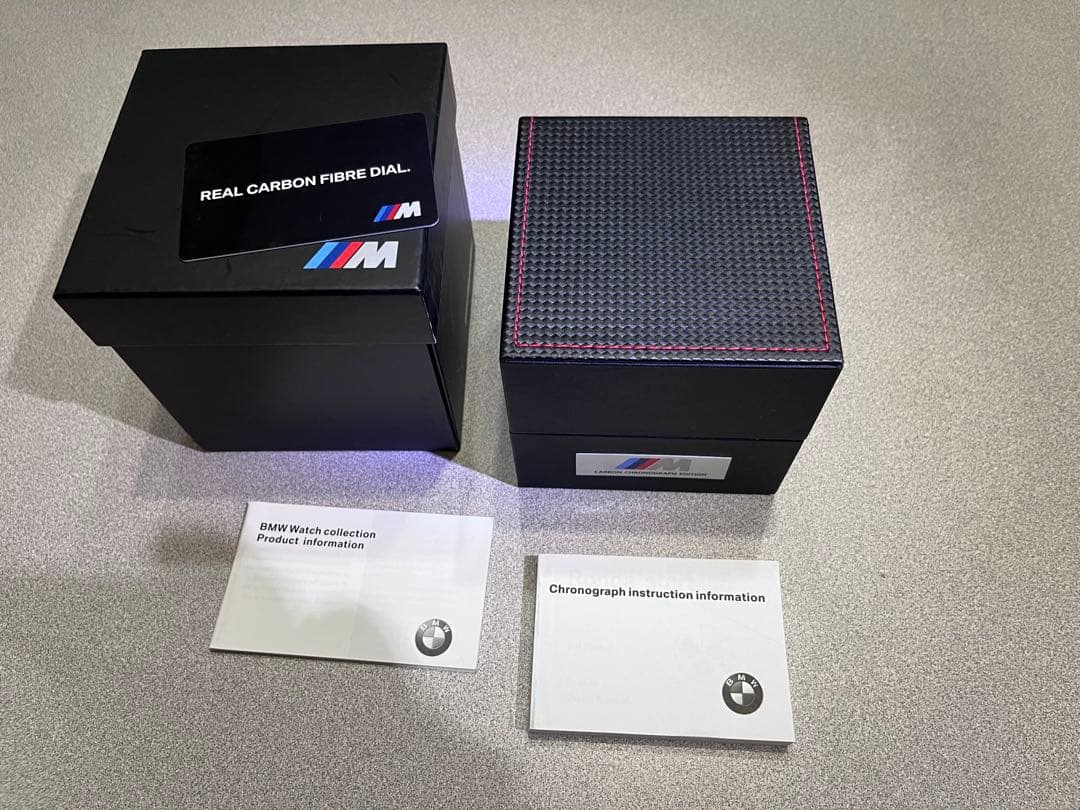 r*d様 BMW アクセサリー　Mシリーズ カーボンクロノグラフ 腕時計