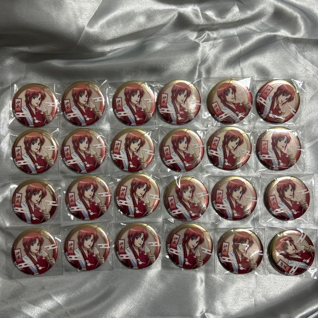 銀魂 マルイ 湯上がり 缶バッジ 神威 24個