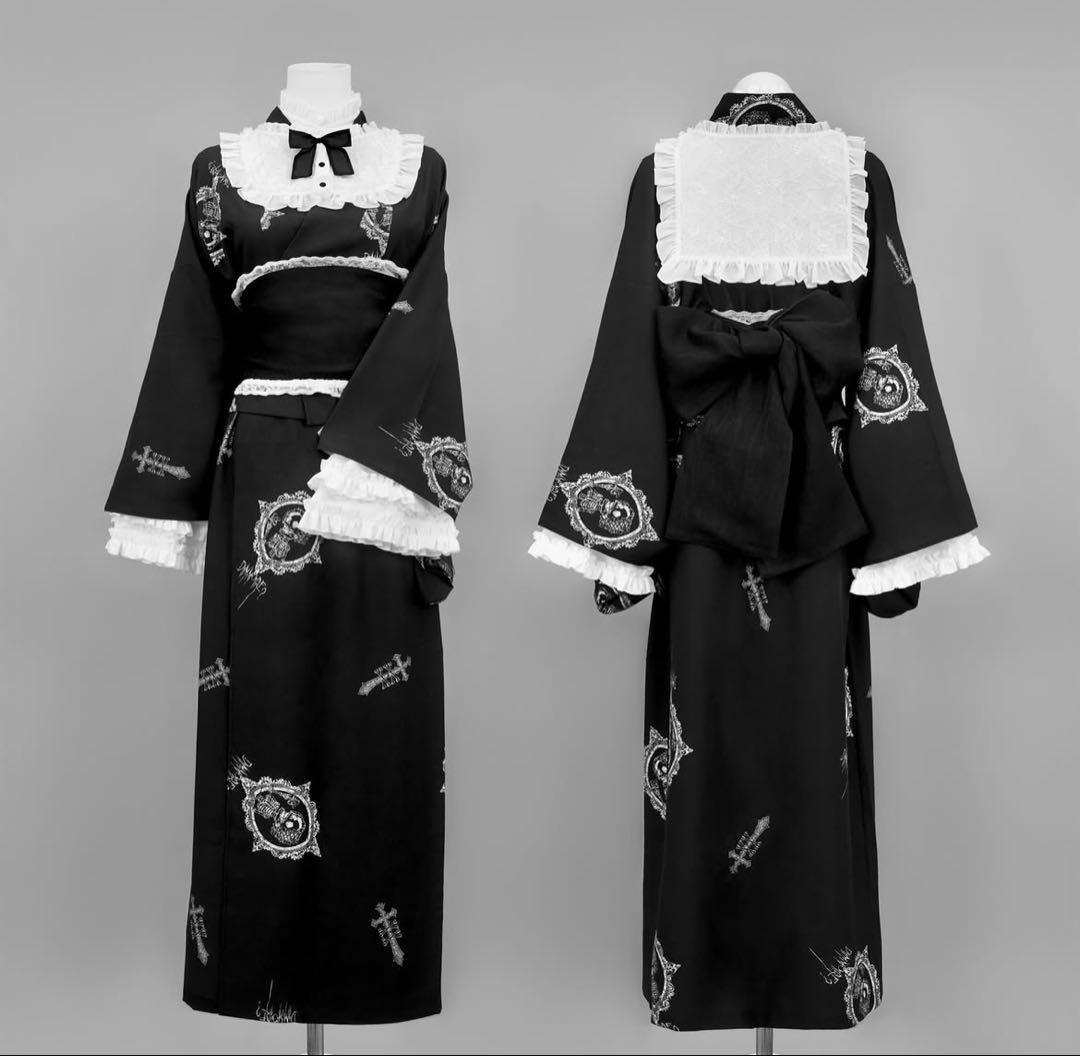 DimMoire【ディムモアール】夢骸の童話 浴衣セット/Black