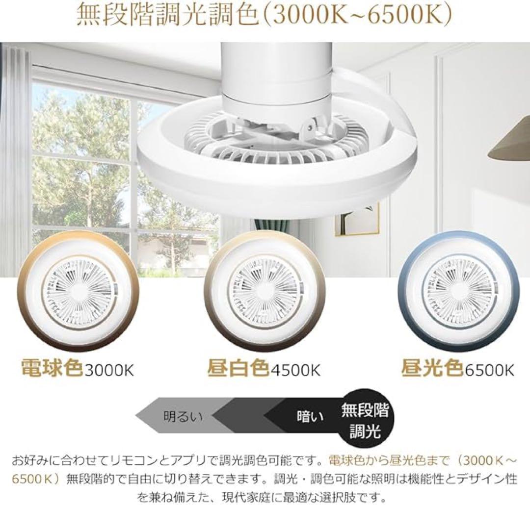 LEDシーリングファンライト サーキュレーター付き 8~12畳 遠隔操作