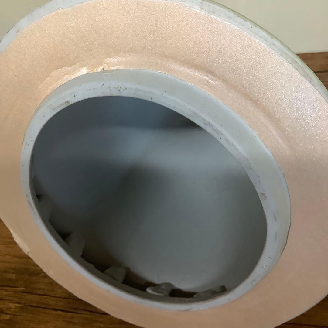 薩摩焼？　古代美人図　壺飾り壺　沈香壺　大型　大サイズ