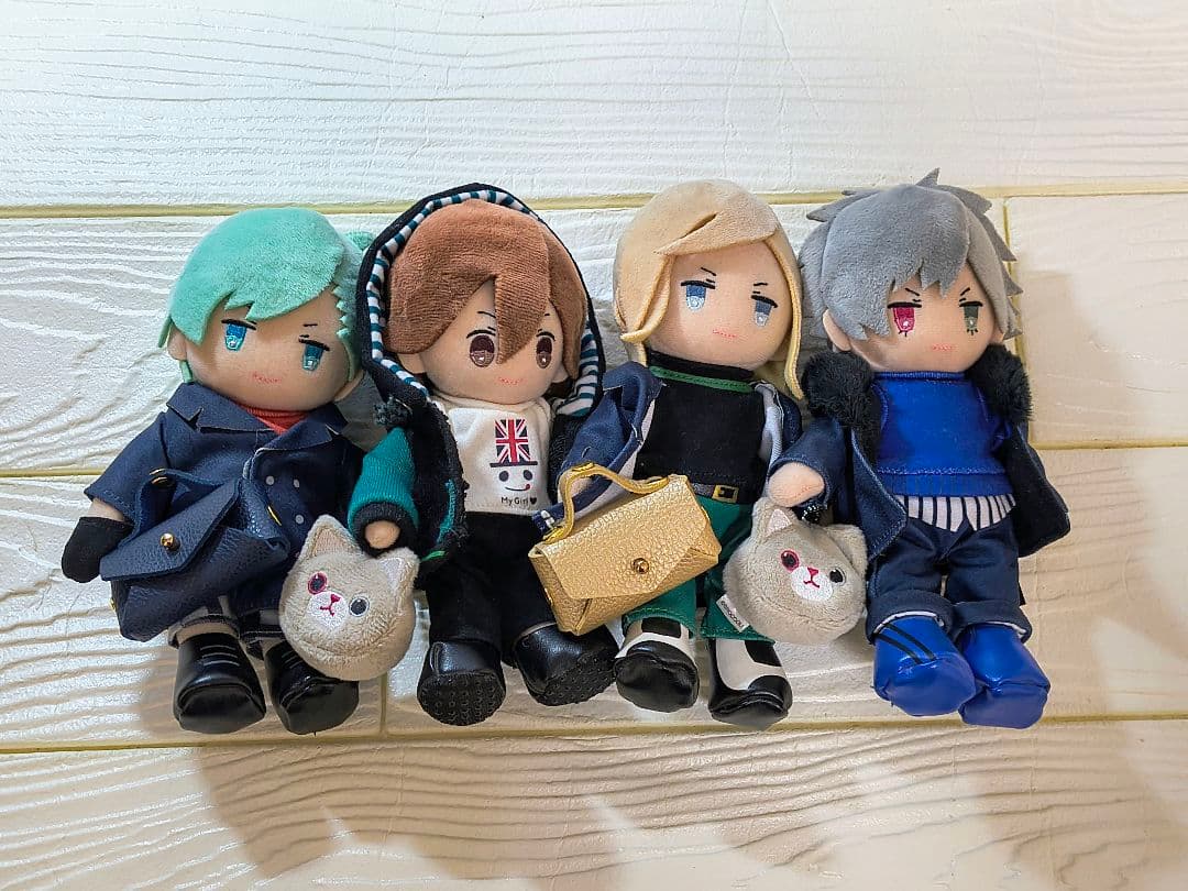 ぬいスター　うたの☆プリンスさまっ♪　カルテットナイト4体セット　バッグ　猫付き