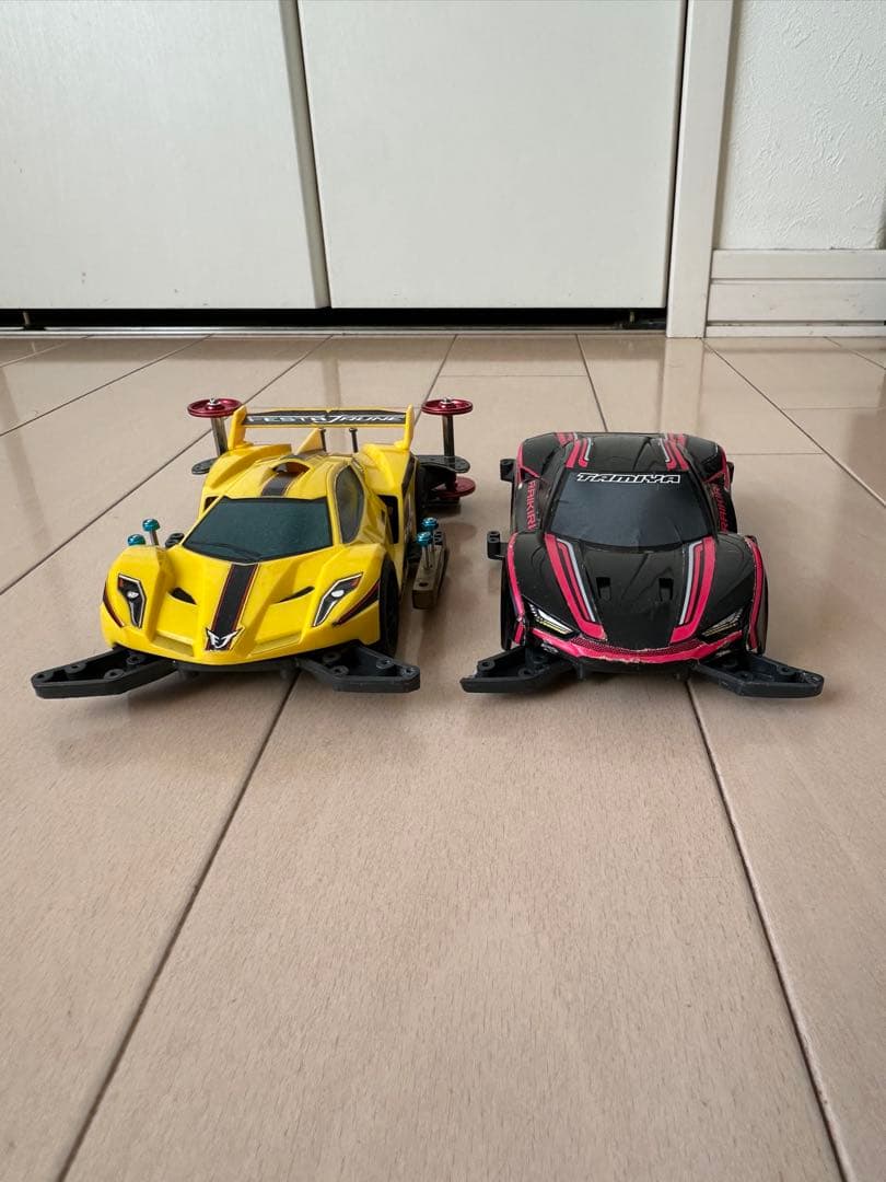 ミニ四駆 Festa Jaune, Raikiri & パーツセット 車検ゲージ