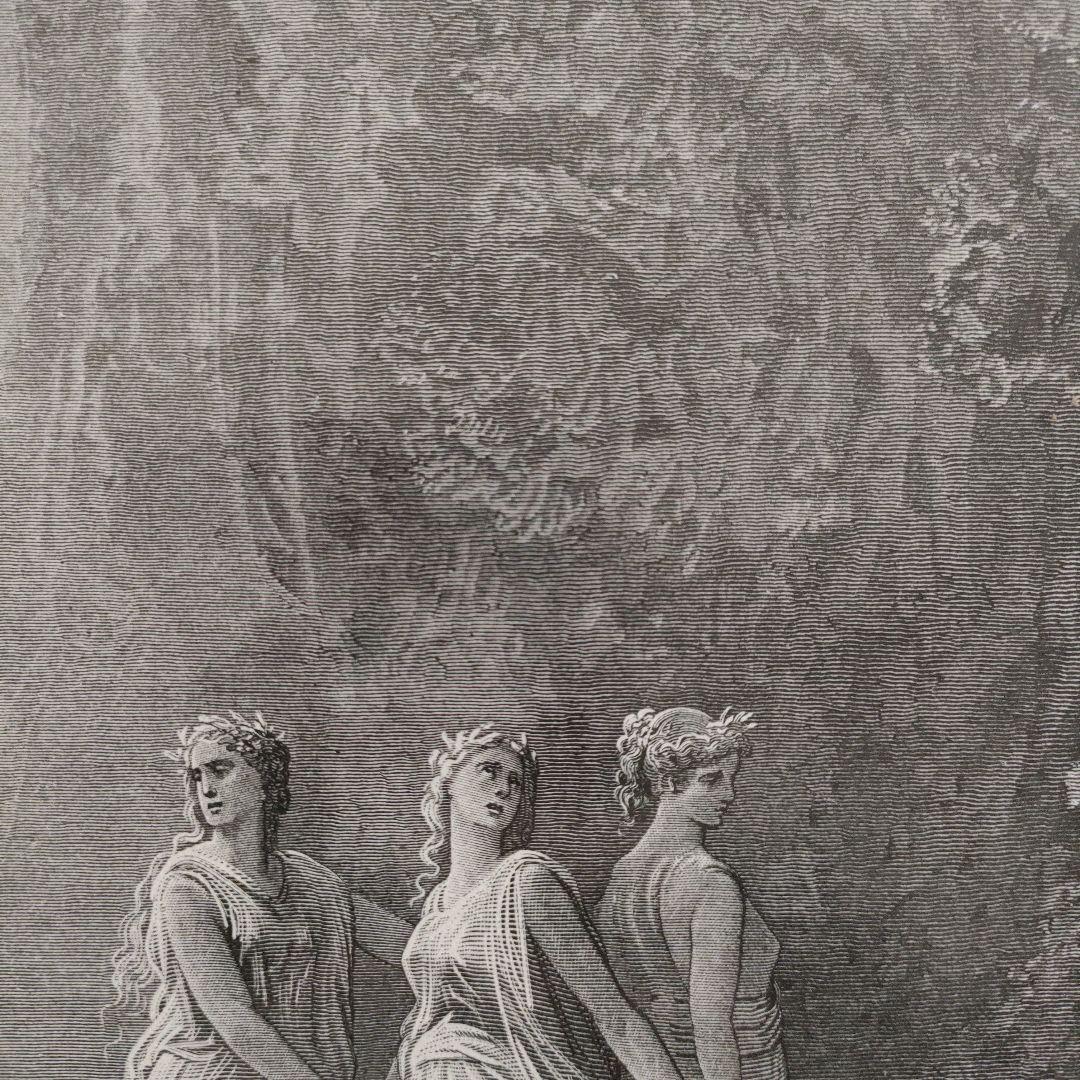 未使用\" ギュスターヴ ドレ　木口木版『神曲/ダンテ』1800年代後半制作