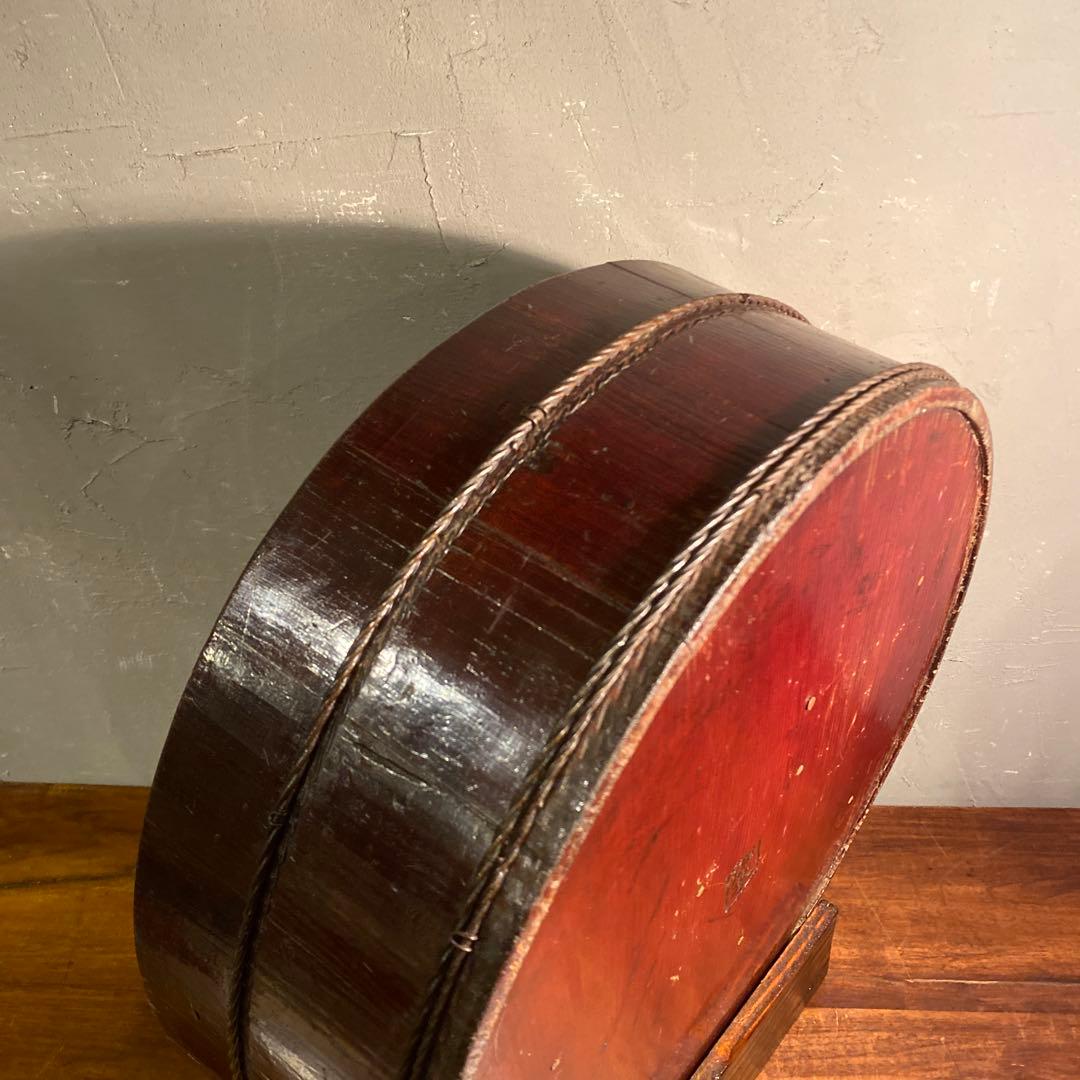 時代物 木桶 飾り棚 ショーケース 古道具 骨董品　インテリア 置物