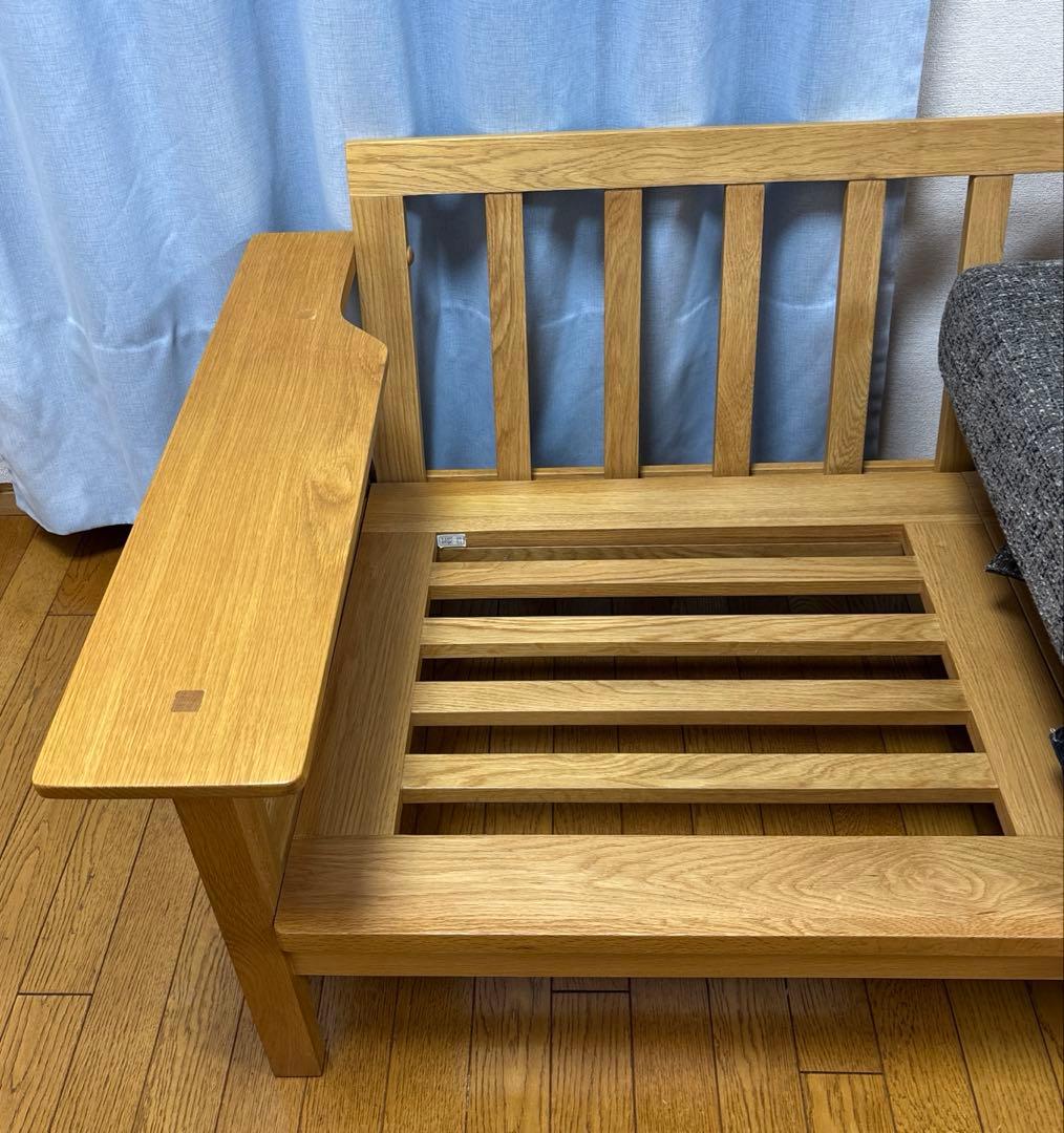 【美品】ソファ2人掛け 東京インテリア　オークライフシリーズ