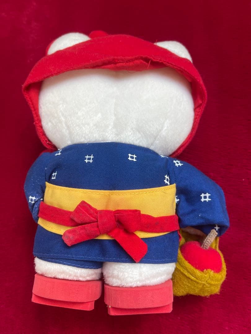 希少 ご当地キティ みちのくキティ物語 青森 りんご娘 ぬいぐるみ