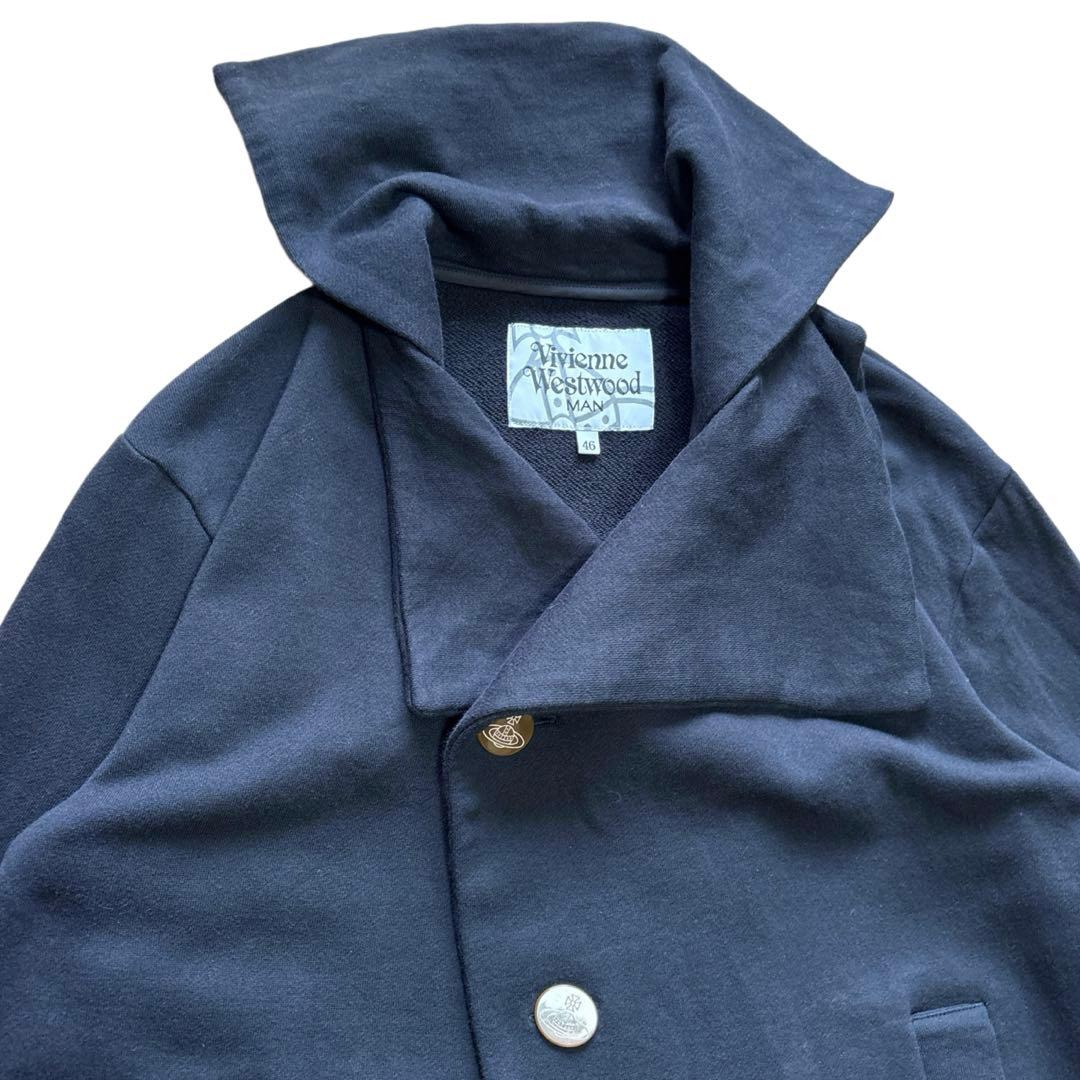 スウェットブルゾン Vivienne Westwood MAN 46 黒 古着