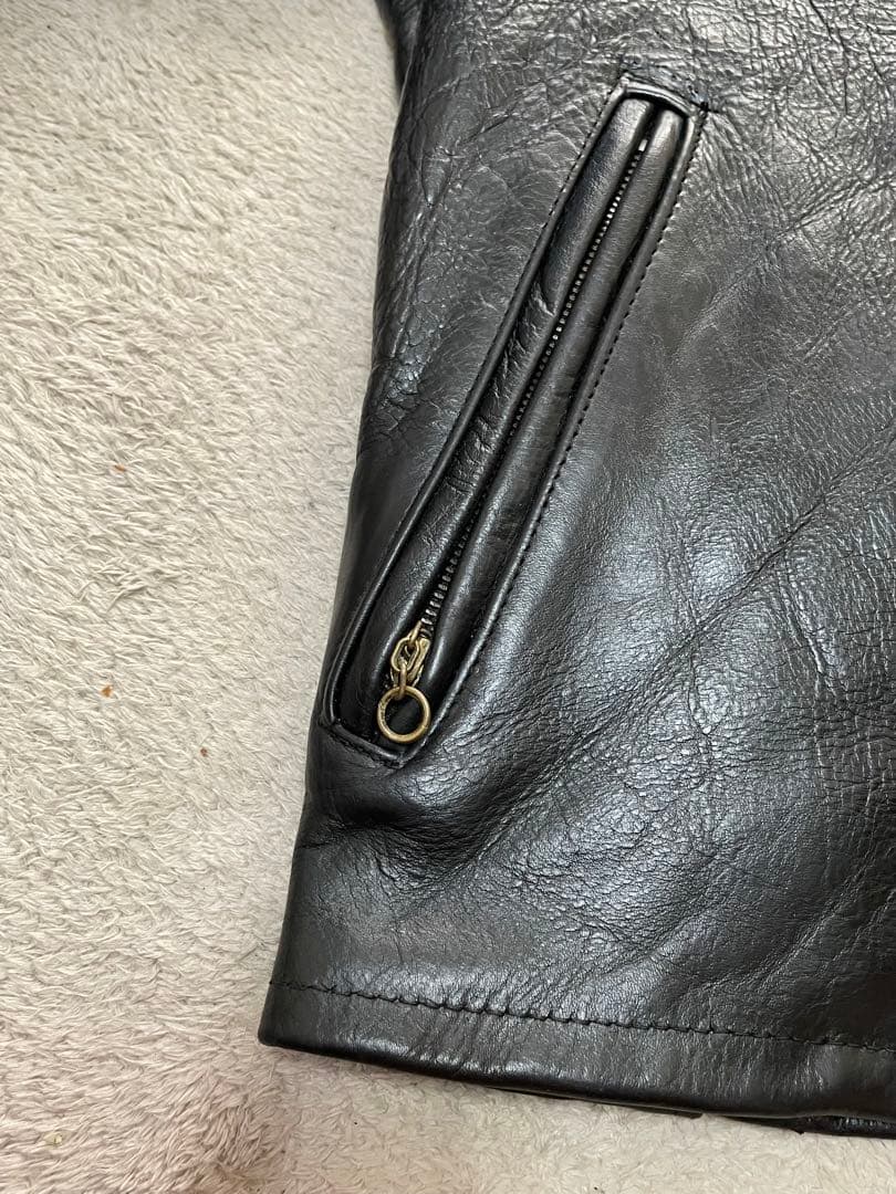 【週末セール】美品 Schott .N.Y.C ショット シングル ライダース