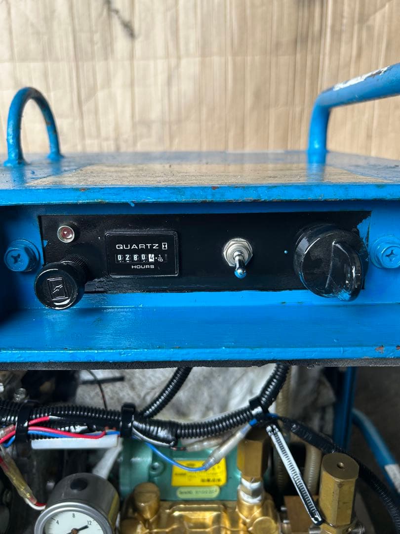 K4 ★ツルミHPJ-5ESM高圧洗浄機防音ガン・高圧ホース・給排水ホースセット