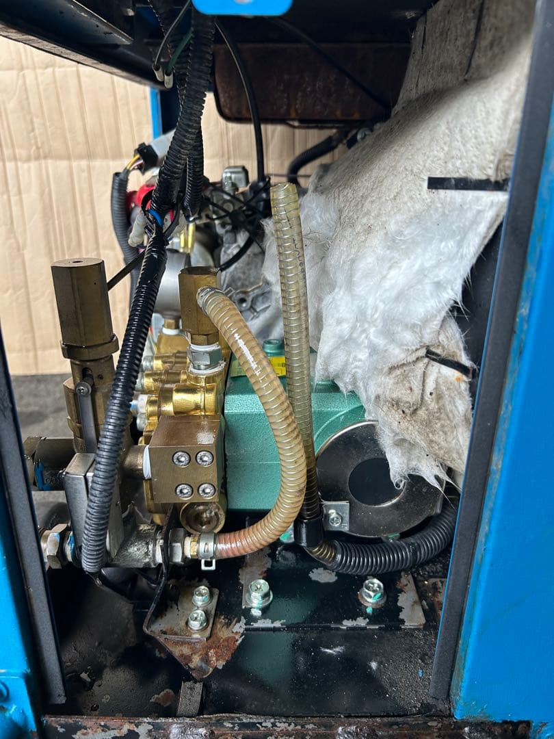 K4 ★ツルミHPJ-5ESM高圧洗浄機防音ガン・高圧ホース・給排水ホースセット