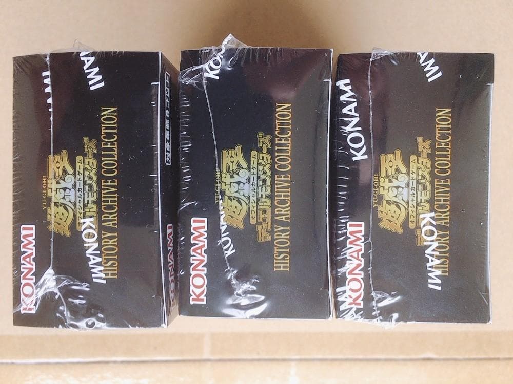 遊戯王 ヒストリーアーカイブコレクション 5BOX　未開封　KONAMI当選品